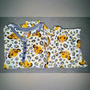 Disney The Lion King Simba Leopard Print Size XS Soft EUC